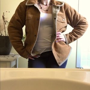 Denver Hayes faux Sherpa jacket